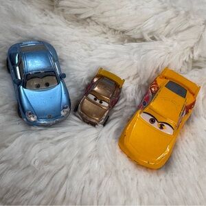Disney Pixar Cars Lot of 3 Toy Cars
